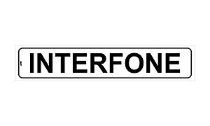 Placa de Sinalização Interfone