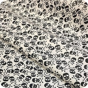 Corino Estampado No Metro Para Puffs Estofados Sofás Caveiras