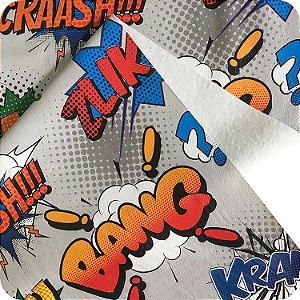 Corino Estampado No Metro Para Puffs Estofados Sofás Quadrinhos Cartoon