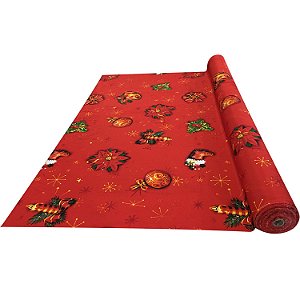 Tecido Oxford de Mesa Estampado Natalino Por Metro #03