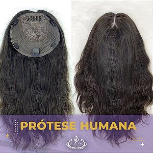 PRÓTESE DE TOPO FEMININO CABELO HUMANO