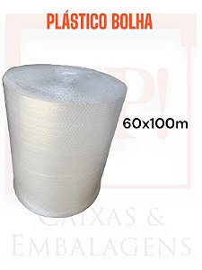 Plastico Bolha 60 cmx 100 metros
