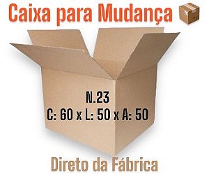 Caixa de Papelão Mudança e Transporte N.23 - 60x50x50