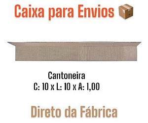 Cantoneira de Papelão Ondulado - 7,5x7,5x1,20