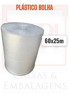 Plastico Bolha 60 cmx 25 metros