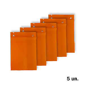 Bandeirola de Sinalização para Escadas em Lona Plástica Kit com 5 peças