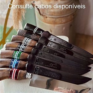 Faca Cascavel Inox 8" c/Bainha