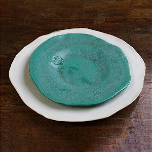 Conjunto Prato Refeição e Sobremesa Paola