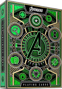 Baralho Avengers | Vingadores | Verde | Edição Premium