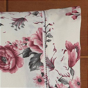 Fronha Avulsa 70cm x 50cm 1 Peça Esmeralda 100% Algodão Percal 150 Fios Cor:Ro