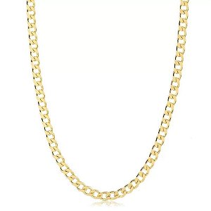 COLAR ELO GRUMET MASCULINO BANHADO A OURO (04010656)