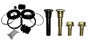 Kit Pino Guia com Guarda pó da Pinça de Freio Dianteira L-200  Sport/ Frontier