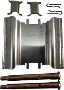 Kit de mola da pastilha de freio para 1 roda D-20 F-1000 4x4