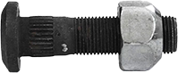 Conjunto de Parafuso de Roda Dianteira Logus