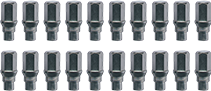 Jogo de Porca Cromada F-1000 Turbo
