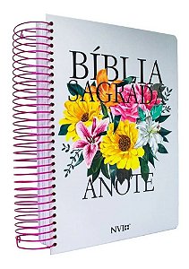 Bíblia Anote NVI espiral - Primavera