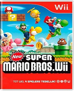 Jogo New Super Mário Bros. - Wii Mídia Física Usado