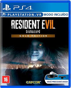 Jogo Resident Evil 7 Biohazard Gold Edition - Ps4 Mídia Física