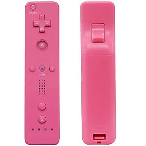 Controle Nintendo Wii Remote Rosa Usado