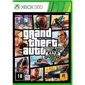 Jogo GTA V - Xbox 360 Mídia Física