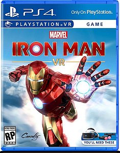 Jogo Marvel Iron Man VR - PS4 Mídia Física