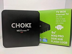 Tv Box Choki MXQ Pro 4k 2020 - 4Gb/32Gb - Wi-fi 5Ghz Smart Tv 4k