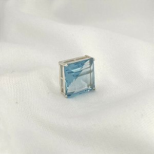 Pingente Quadrado Zirc Turmalina 12mm