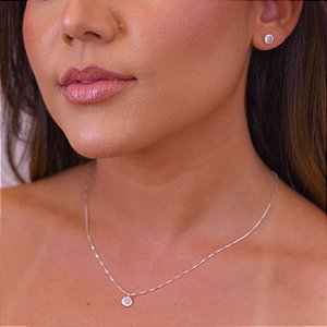 Conjunto Brilla 6mm com Corrente