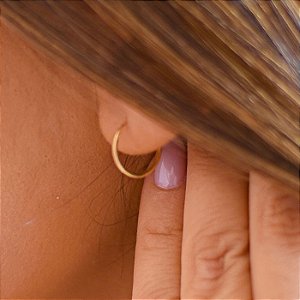 Brinco Ouro 18k Argola