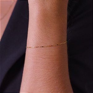 Pulseira Ouro 18k Veneziana 21cm