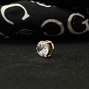 Pingente Ponto De Luz Ouro 18k Zirconia 5mm