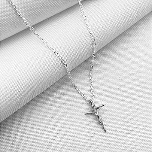 Colar Masculino Cartier com Crucifixo Mini 60cm