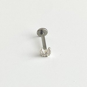 Piercing Lua Cravejado