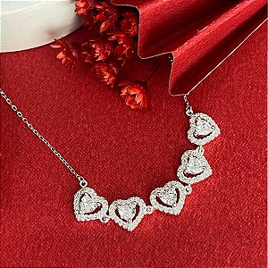 Colar Corações Amor Puro