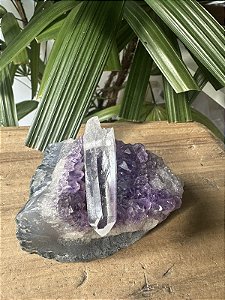 Colar Quartzo Cristal Bruto | Cristal de Cura e Purificação