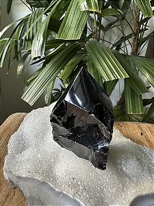 Ponta de Obsidiana Dourada | Cristal de Cocriação, Aterramento e Crescimento