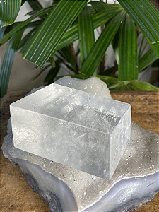 Calcita Ótica Polida | Cristal de Quebra de Paradigmas - Qualidade Extra