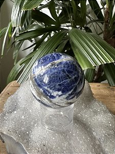 Mini esfera Sodalita - Cristal de Foco e Concentração