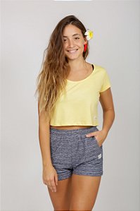 Cropped Nani Amarelo Ipê
