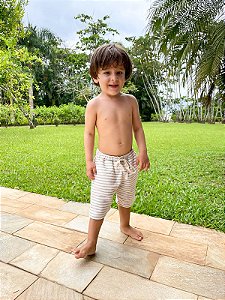 Bermuda Rustica Kids Tiaki Listrada - Caque e Cru