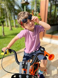 Camiseta Minimalista Flamê Kids - Alfazema