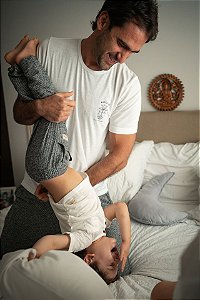 Calça Rústica Koa Kids - Preto e Branco