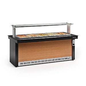 Mesa Térmica Linha Buffet Vitra GELOPAR GBTA-200 PR