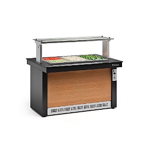 Mesa Refrigerada Linha Buffet Vitra GELOPAR GBRF-140 PR