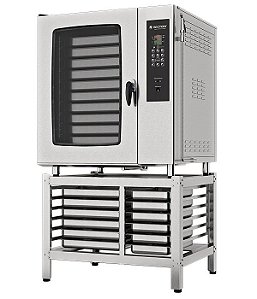 Forno Combinado Elétrico 20 GN's Com Cavalete WICTORY WCAA-20 HE