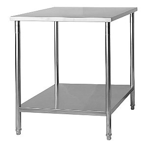 Mesa Total Inox Com Paneleiro 1.00x70 DC MESA-100X70