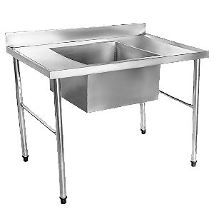 Pia Total Inox 1,00x70x90cm Cuba Central PIA-100X70-CC