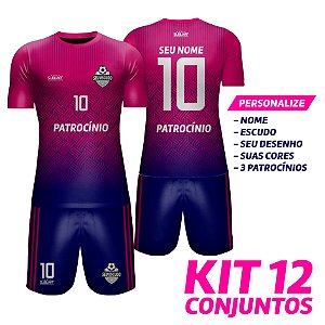 Kit 12 Conjuntos Uniforme Esportivo | Subliart Sports - Subliart Sports