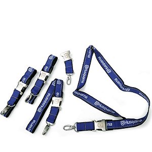 Chaveiro Husqvarna azul/branco
