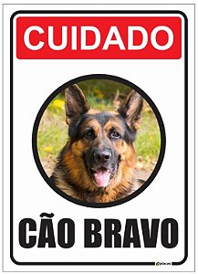 Cuidado - Cão Bravo